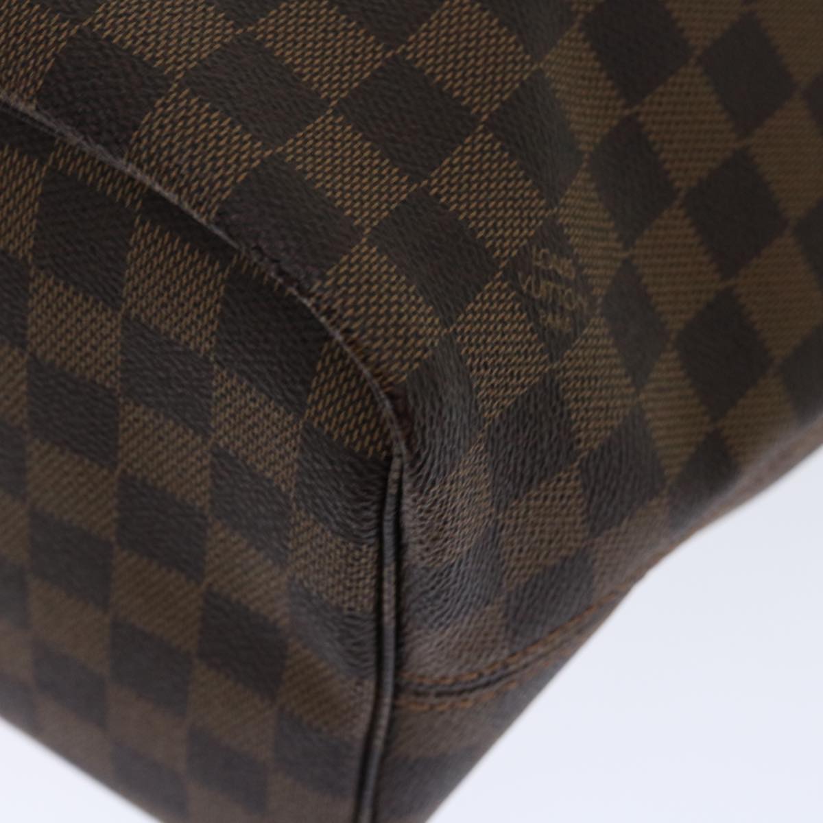 LOUIS VUITTON Damier Ebene Neverfull MM Tote Bag N51105 LV 71038A