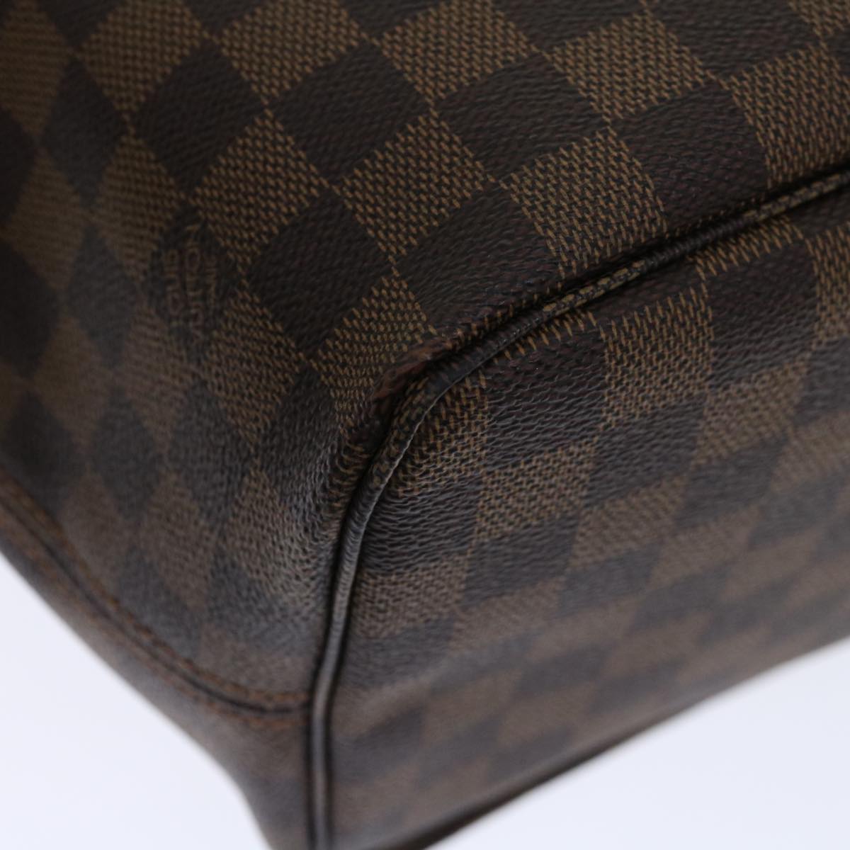 LOUIS VUITTON Damier Ebene Neverfull MM Tote Bag N51105 LV 71038A