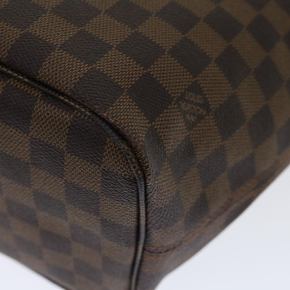 LOUIS VUITTON Damier Ebene Neverfull MM Tote Bag N51105 LV 71038A