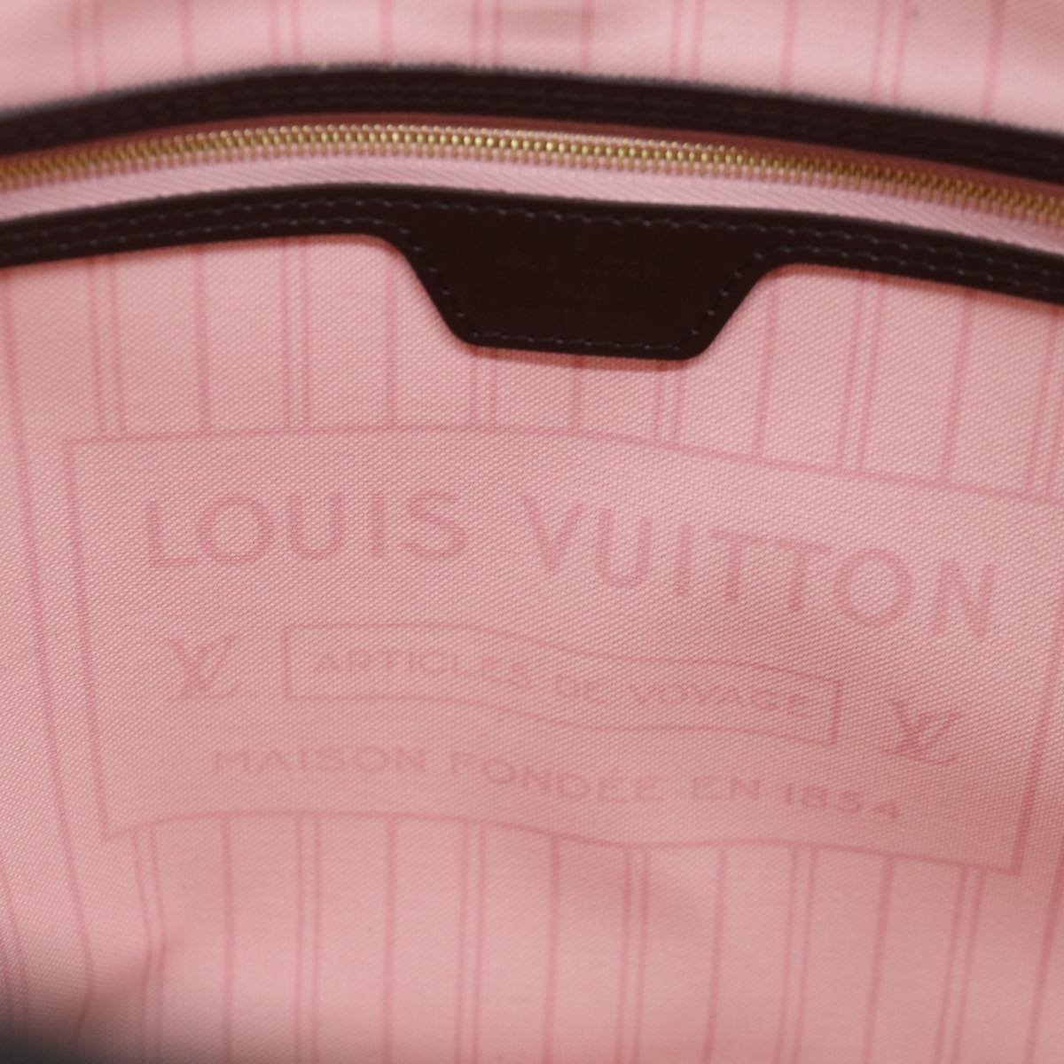 LOUIS VUITTON Damier Ebene Neverfull MM Tote Bag N51105 LV 71038A