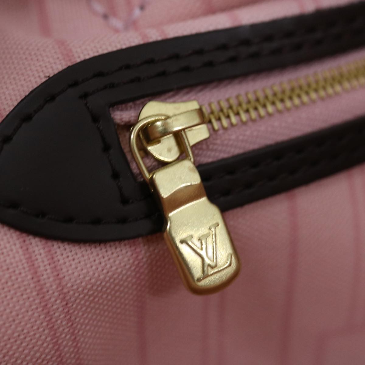 LOUIS VUITTON Damier Ebene Neverfull MM Tote Bag N51105 LV 71038A