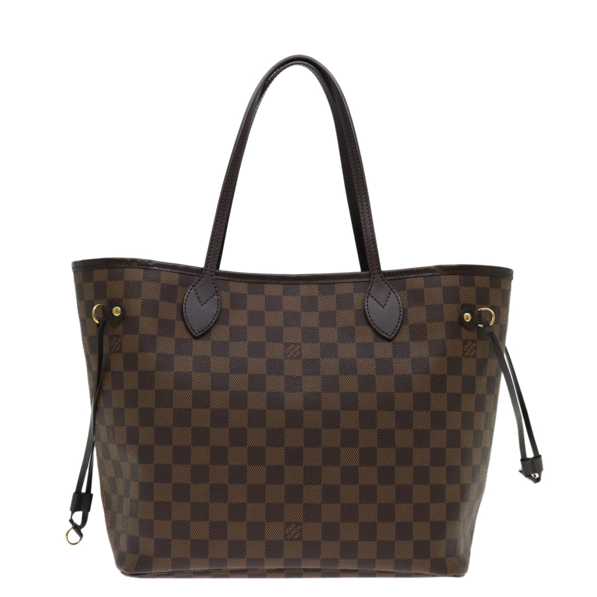 LOUIS VUITTON Damier Ebene Neverfull MM Tote Bag N51105 LV 71038A