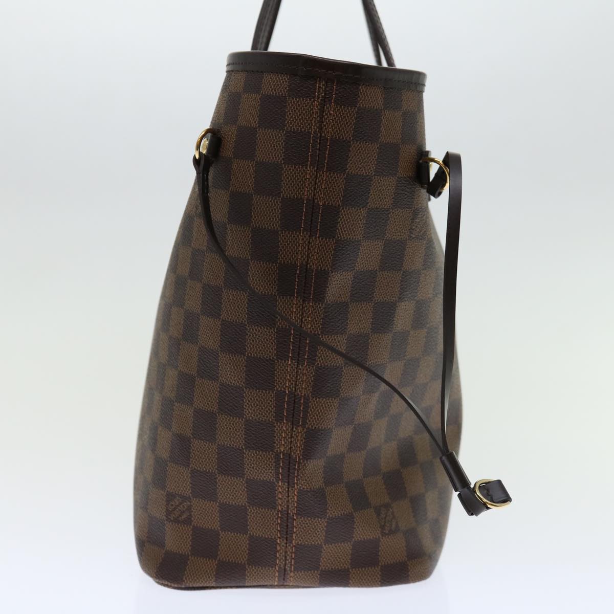 LOUIS VUITTON Damier Ebene Neverfull MM Tote Bag N51105 LV 71038A