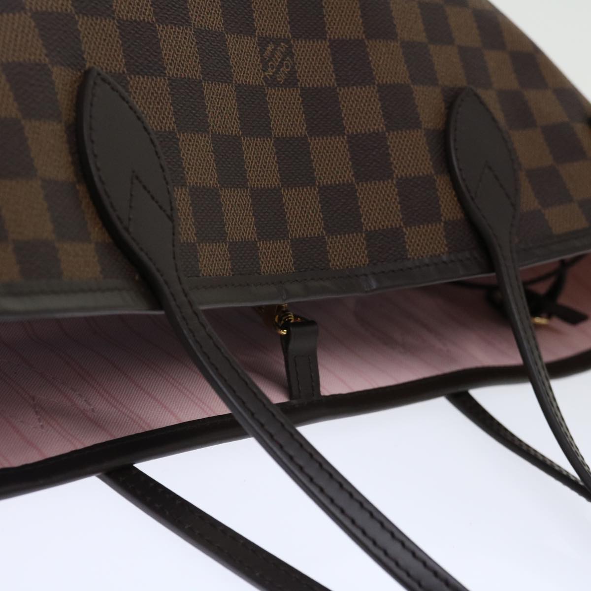 LOUIS VUITTON Damier Ebene Neverfull MM Tote Bag N51105 LV 71038A