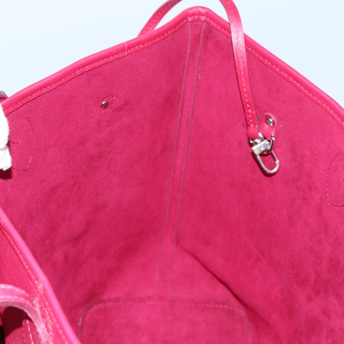 LOUIS VUITTON Epi Neverfull MM Tote Bag Fuchsia M40882 LV 71039