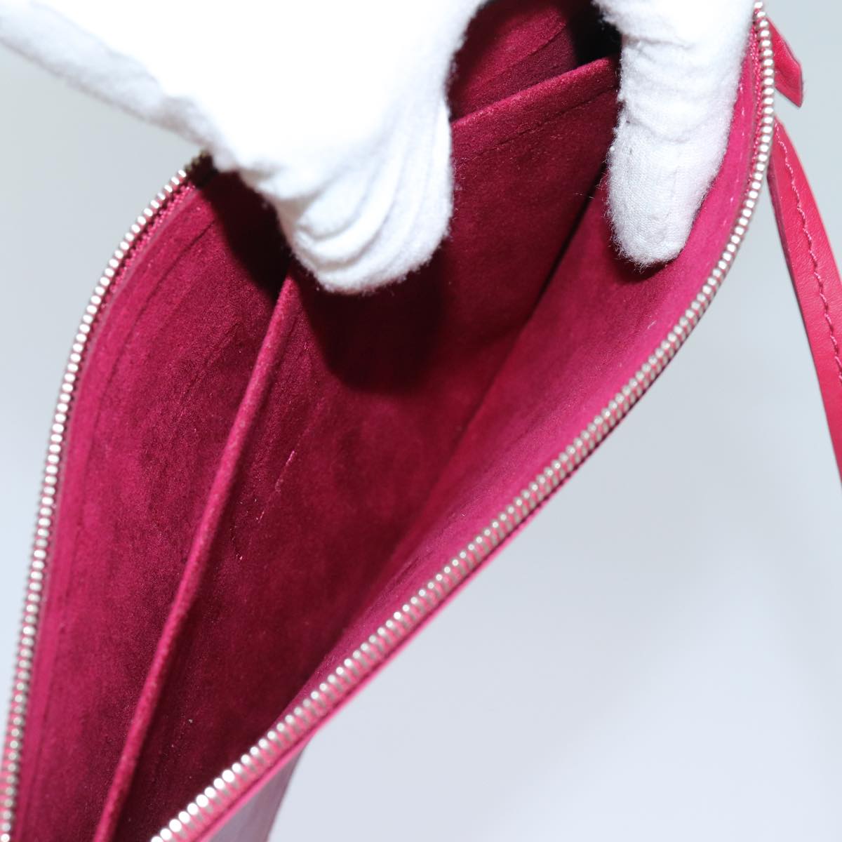LOUIS VUITTON Epi Neverfull MM Tote Bag Fuchsia M40882 LV 71039