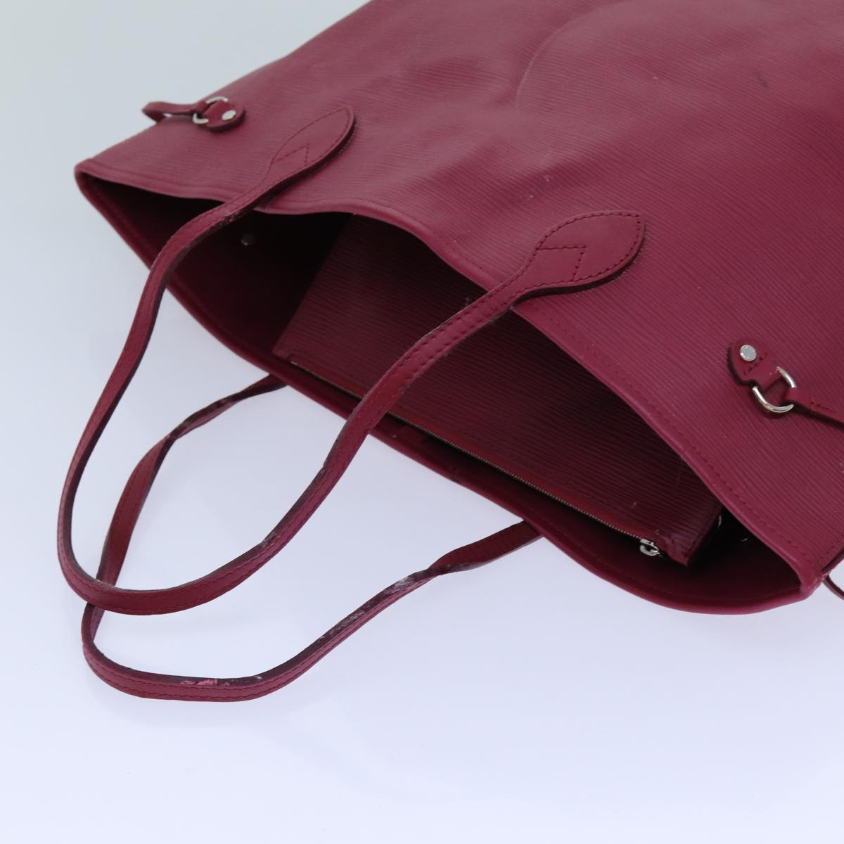 LOUIS VUITTON Epi Neverfull MM Tote Bag Fuchsia M40882 LV 71039