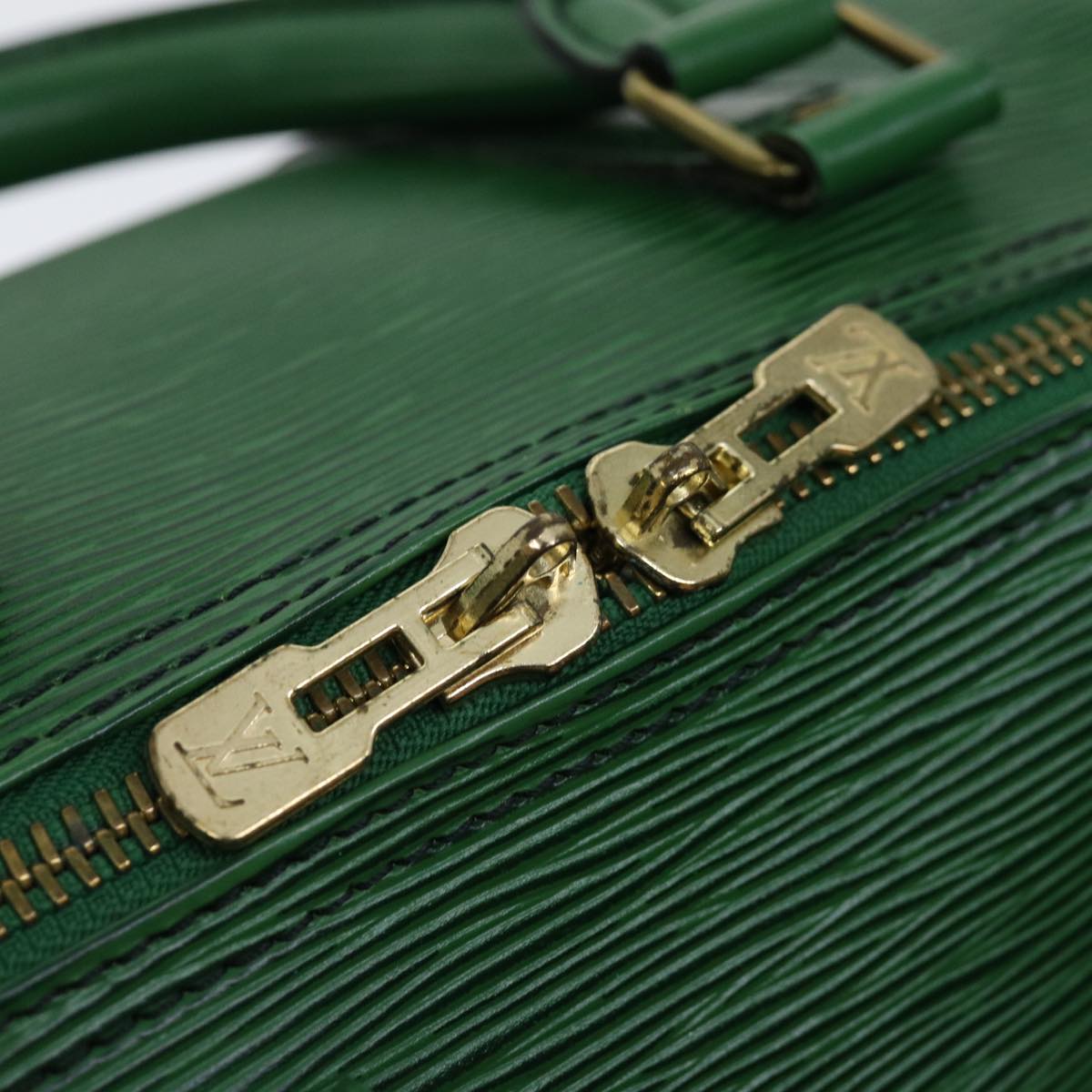 LOUIS VUITTON Epi Keepall 45 Boston Bag Green M42974 LV 71041
