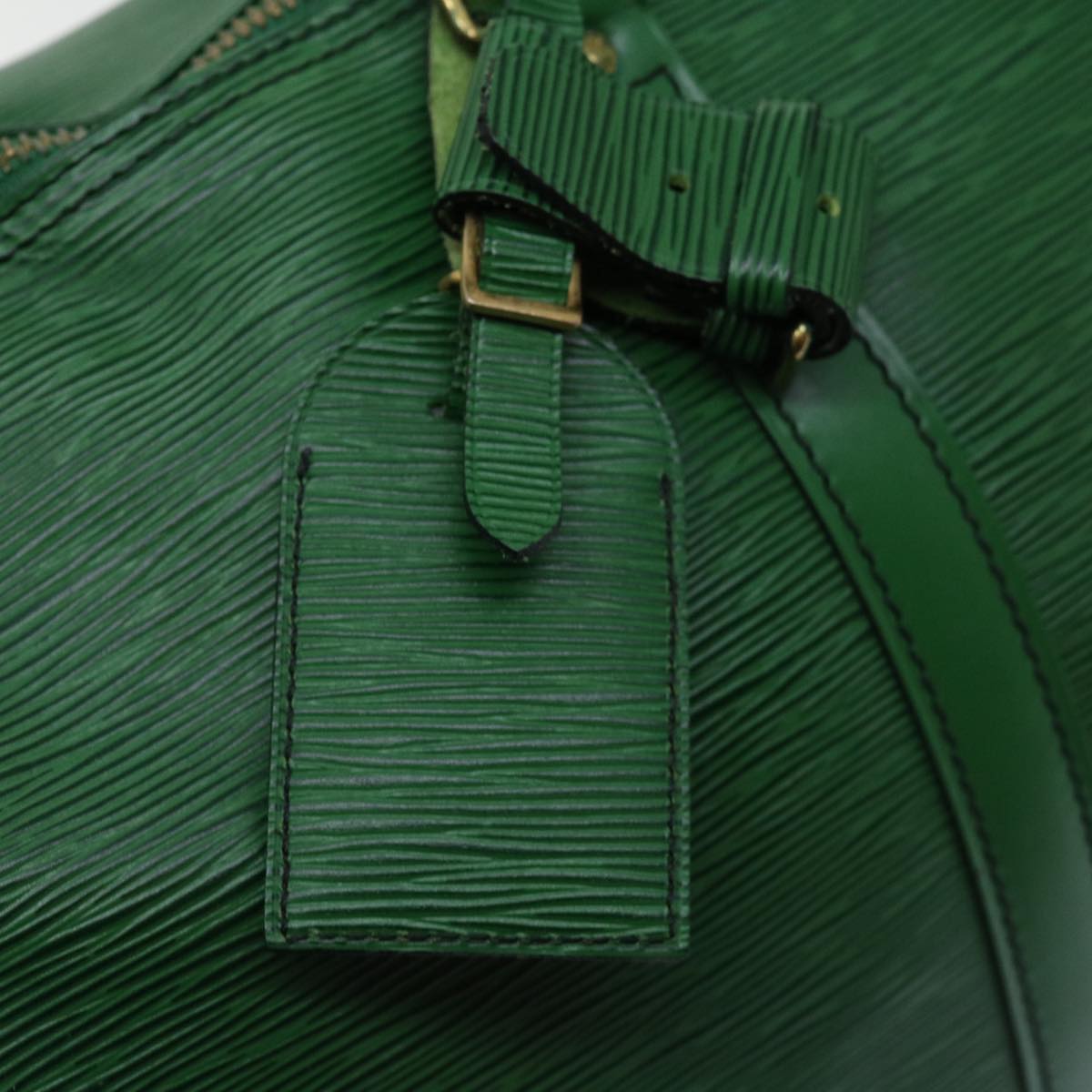 LOUIS VUITTON Epi Keepall 45 Boston Bag Green M42974 LV 71041