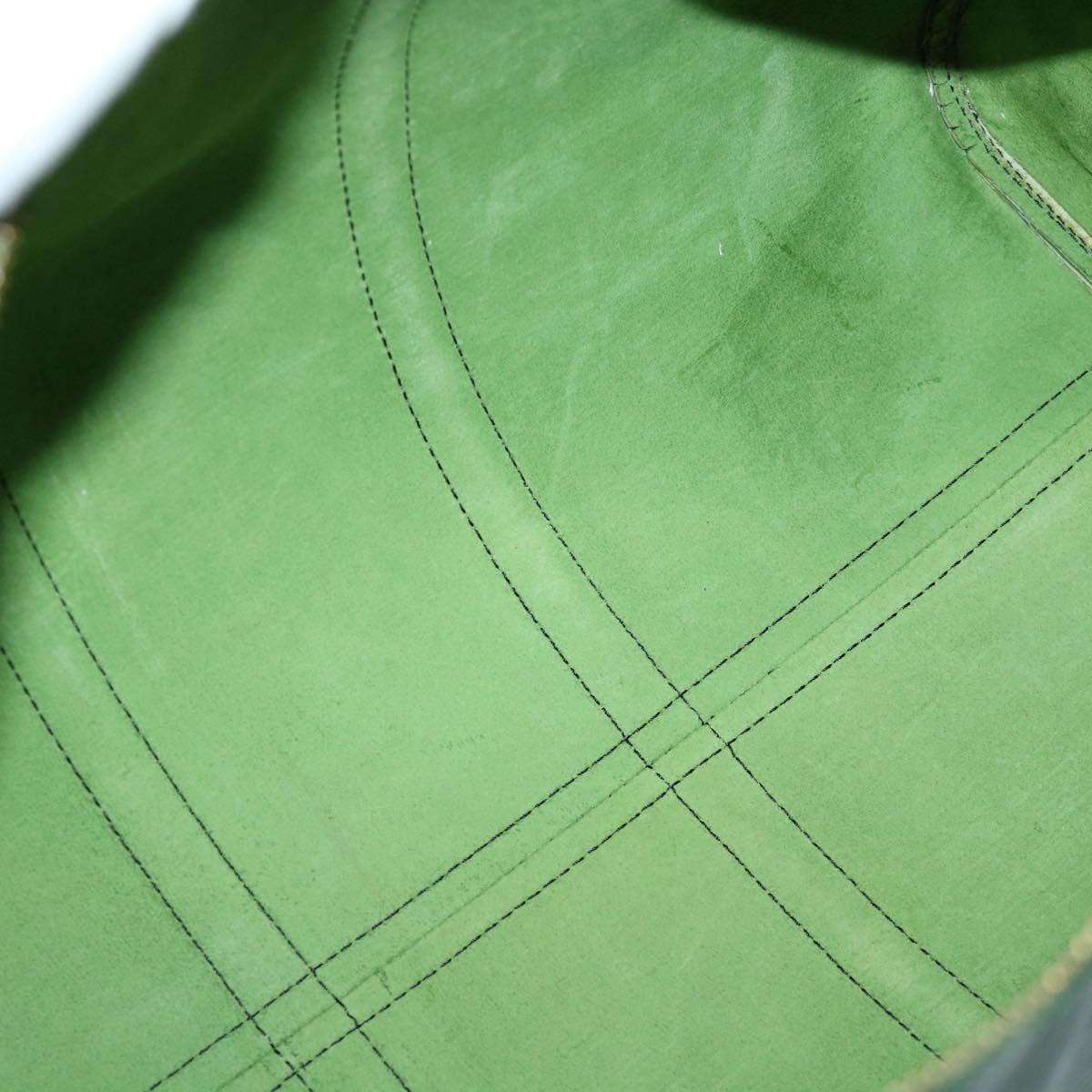 LOUIS VUITTON Epi Keepall 45 Boston Bag Green M42974 LV 71041