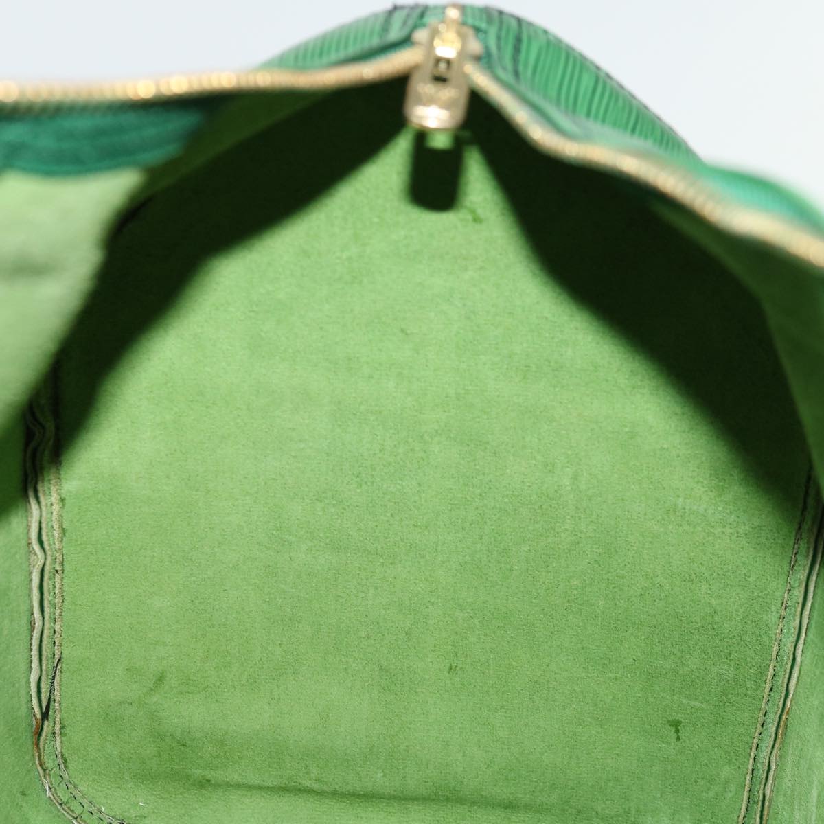 LOUIS VUITTON Epi Keepall 45 Boston Bag Green M42974 LV 71041