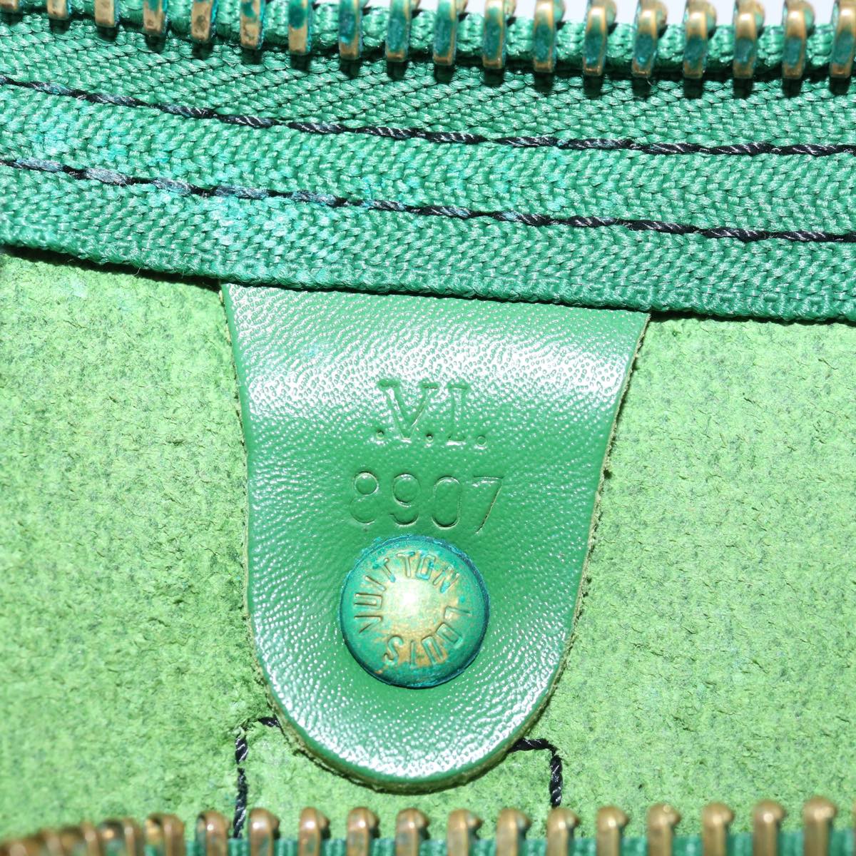 LOUIS VUITTON Epi Keepall 45 Boston Bag Green M42974 LV 71041