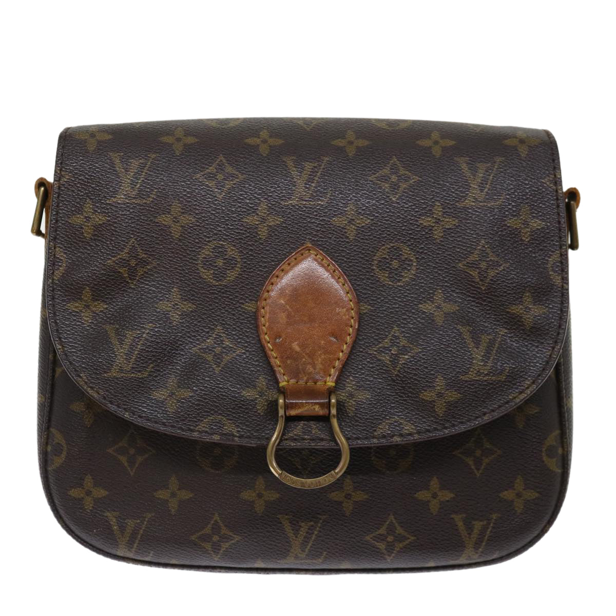 LOUIS VUITTON Monogram Saint Cloud GM Shoulder Bag M51242 LV 71050