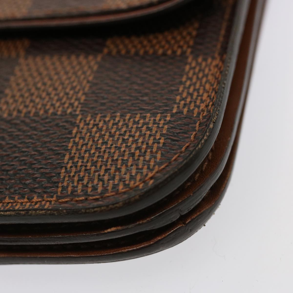 LOUIS VUITTON Damier Ebene Portefeuille Ascot Long Wallet N63171 LV 71056