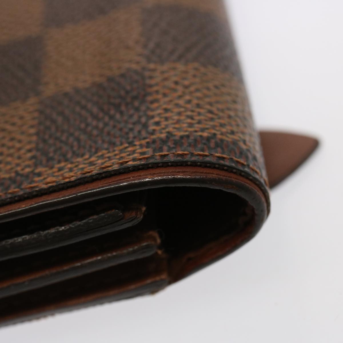 LOUIS VUITTON Damier Ebene Portefeuille Ascot Long Wallet N63171 LV 71056