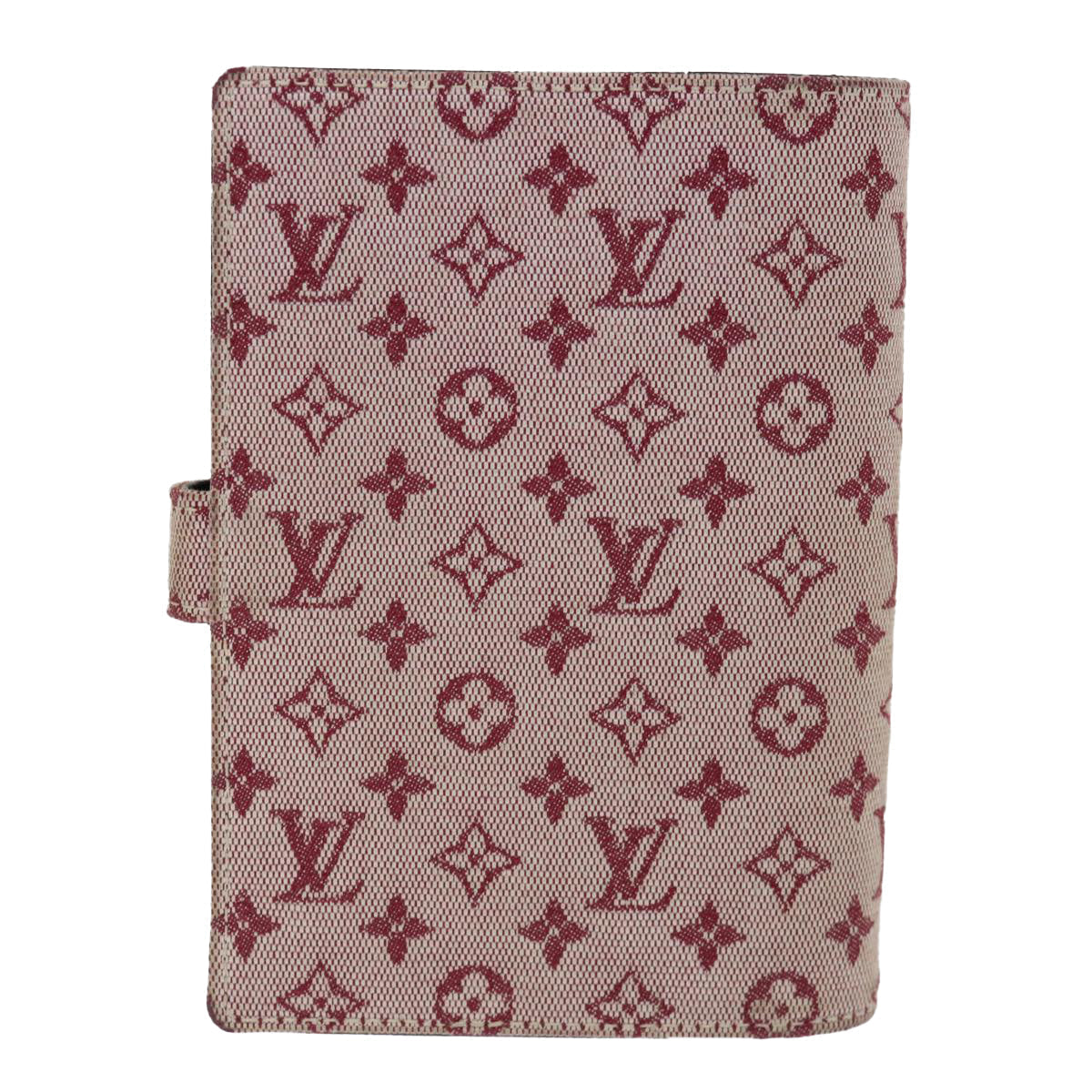 LOUIS VUITTON Monogram Mini Agenda PM Day Planner Cover Red R20912 LV 71058