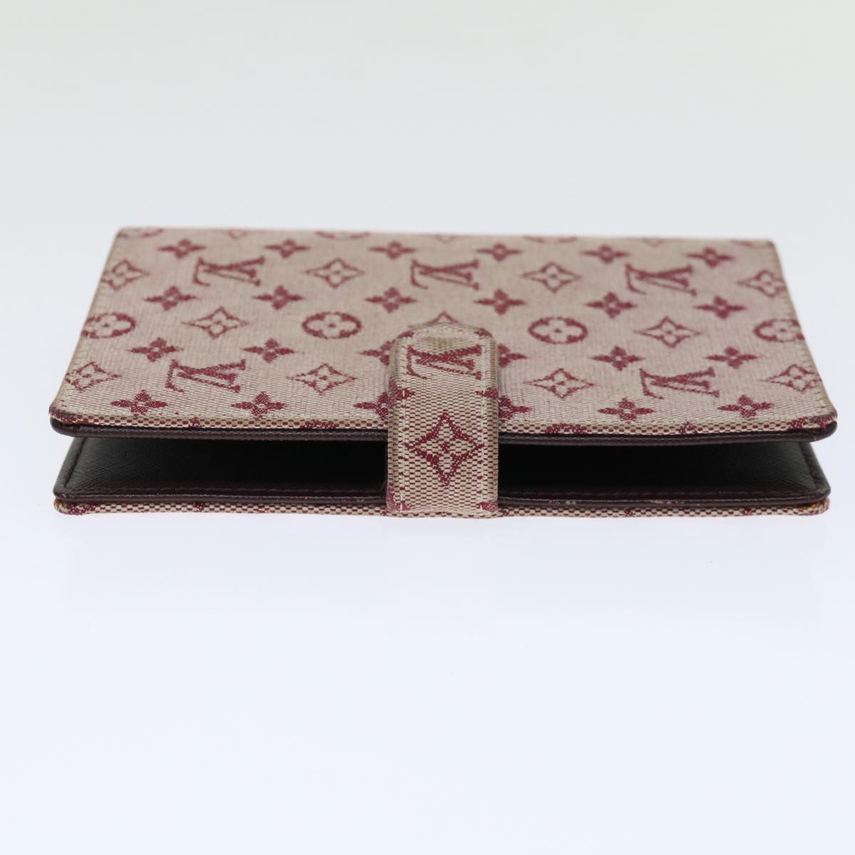 LOUIS VUITTON Monogram Mini Agenda PM Day Planner Cover Red R20912 LV 71058