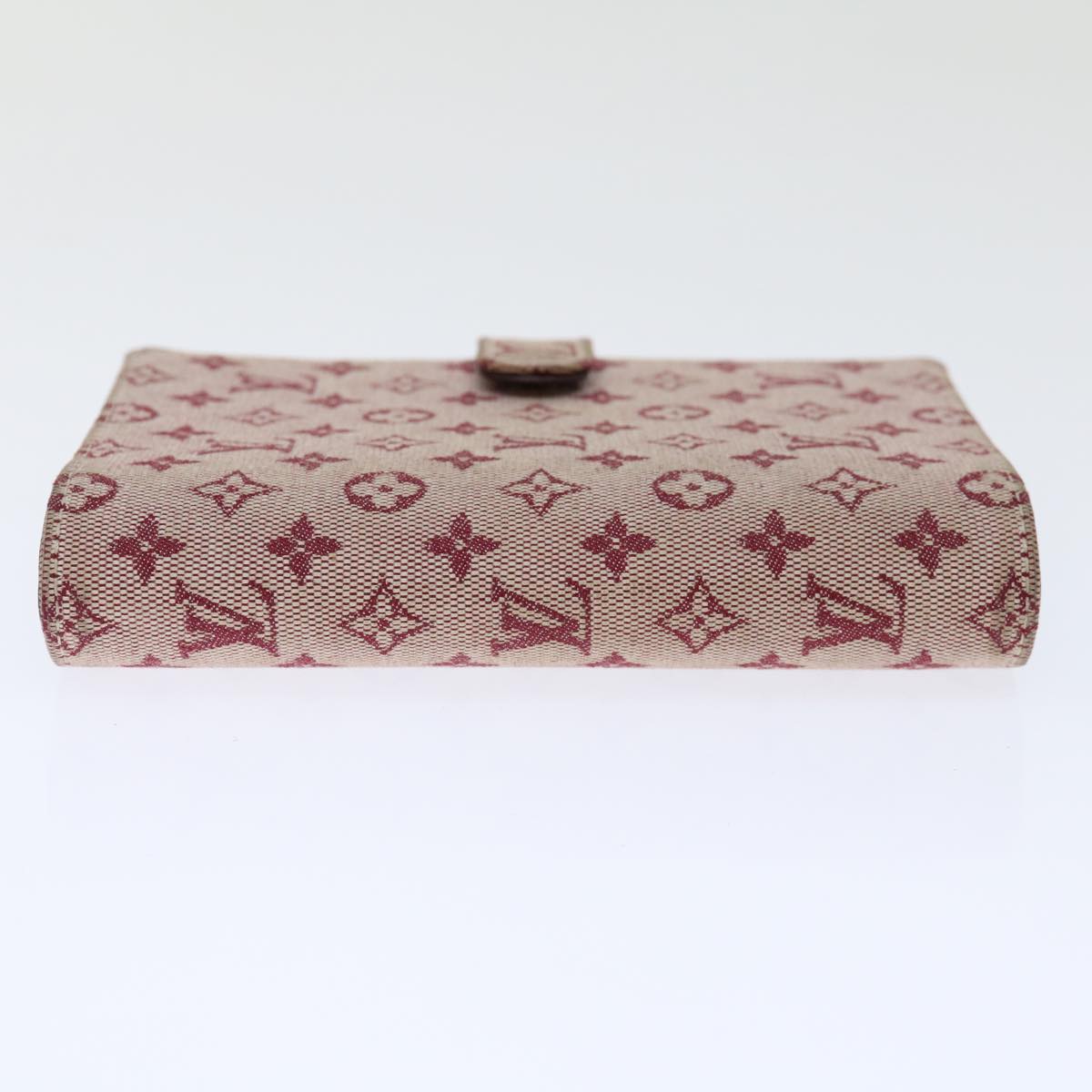 LOUIS VUITTON Monogram Mini Agenda PM Day Planner Cover Red R20912 LV 71058