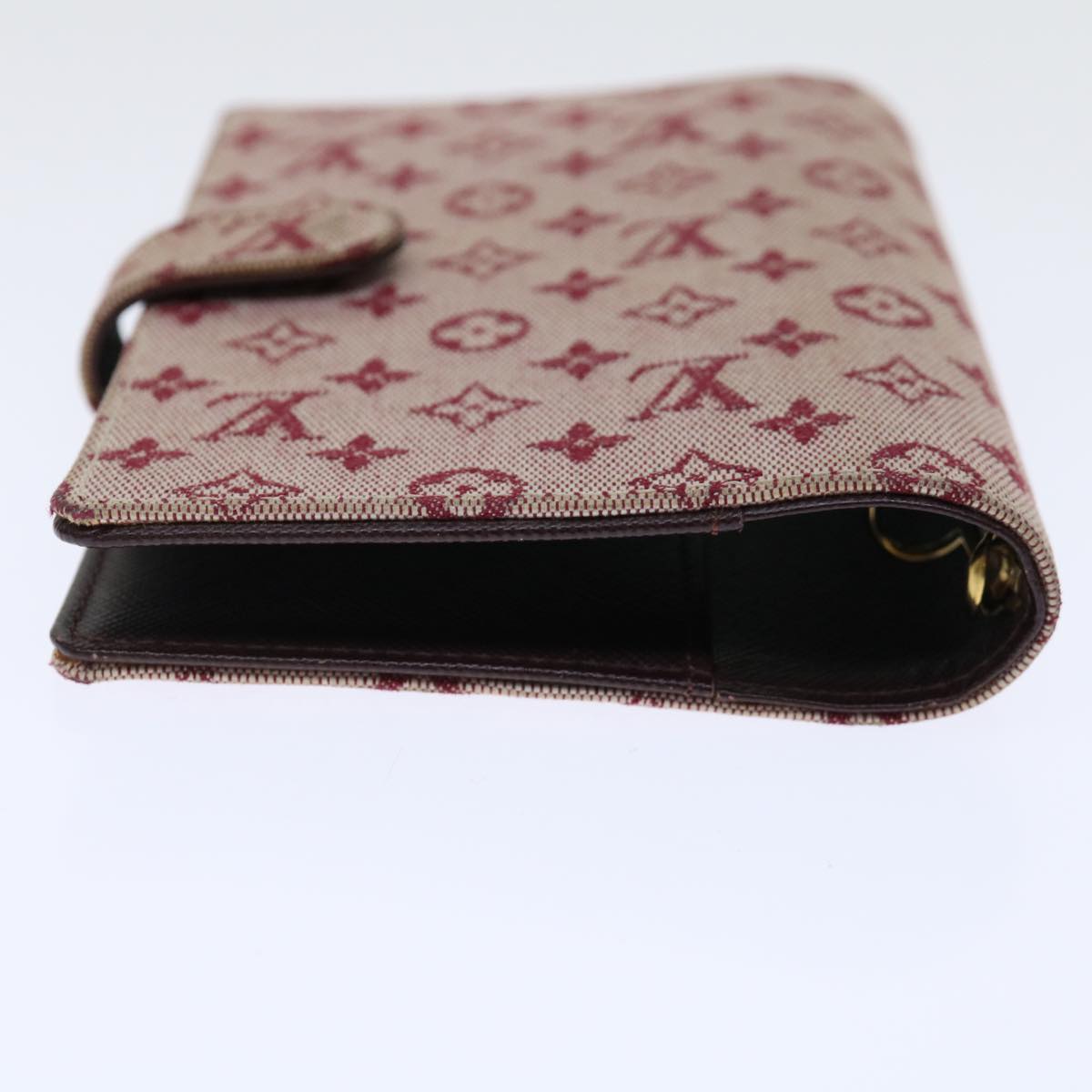 LOUIS VUITTON Monogram Mini Agenda PM Day Planner Cover Red R20912 LV 71058