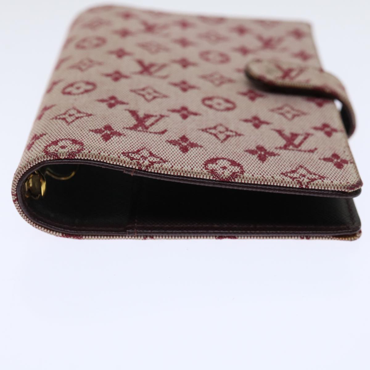 LOUIS VUITTON Monogram Mini Agenda PM Day Planner Cover Red R20912 LV 71058