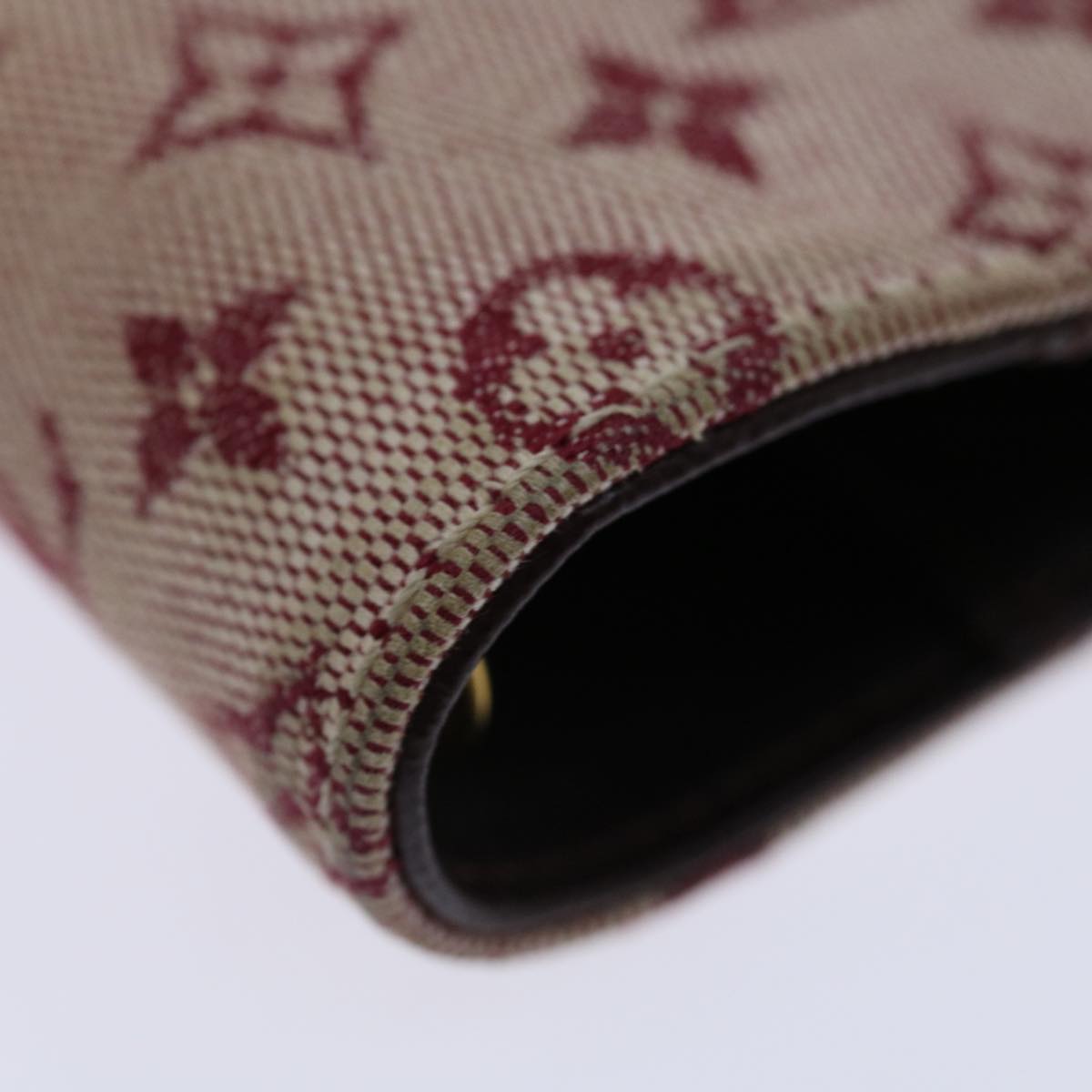 LOUIS VUITTON Monogram Mini Agenda PM Day Planner Cover Red R20912 LV 71058