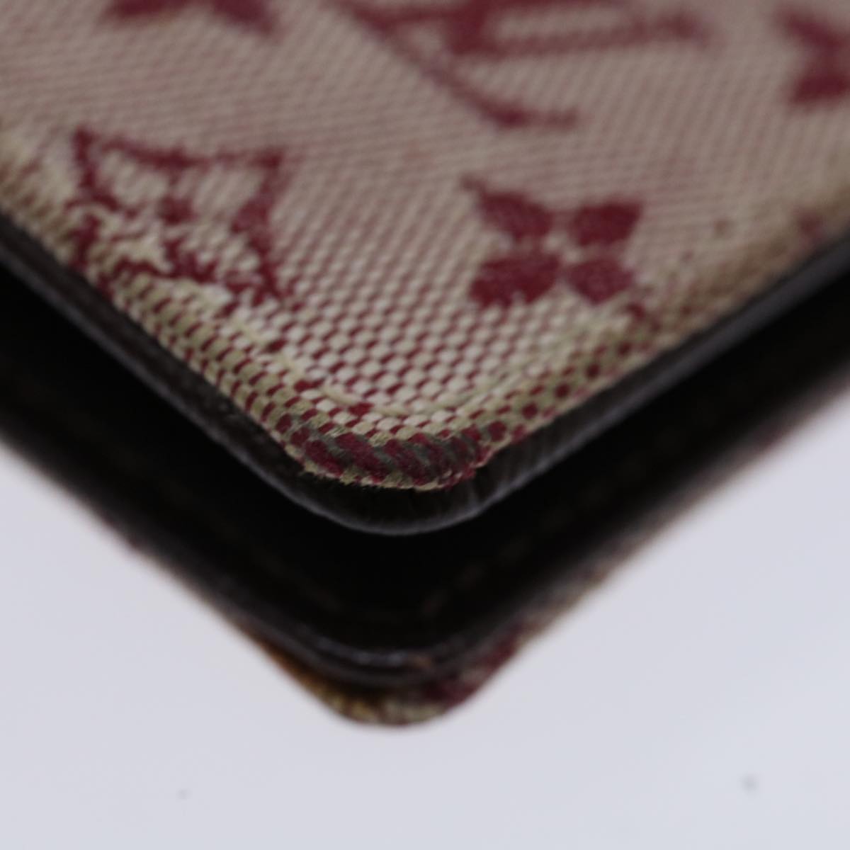 LOUIS VUITTON Monogram Mini Agenda PM Day Planner Cover Red R20912 LV 71058