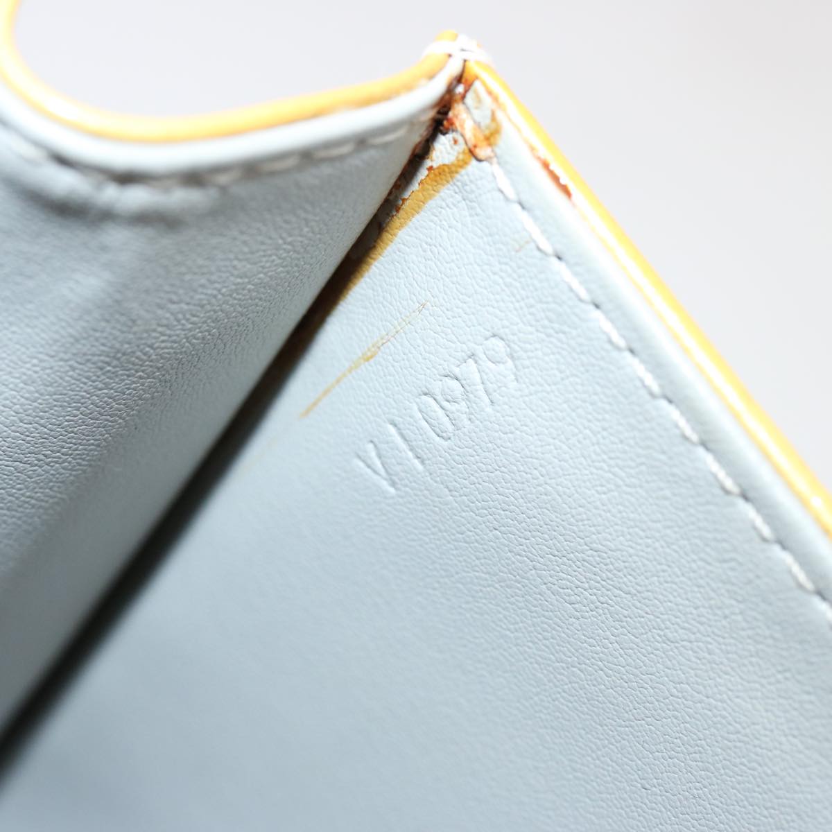 LOUIS VUITTON Monogram Vernis Spring street Hand Bag Gris M91029 LV 71070