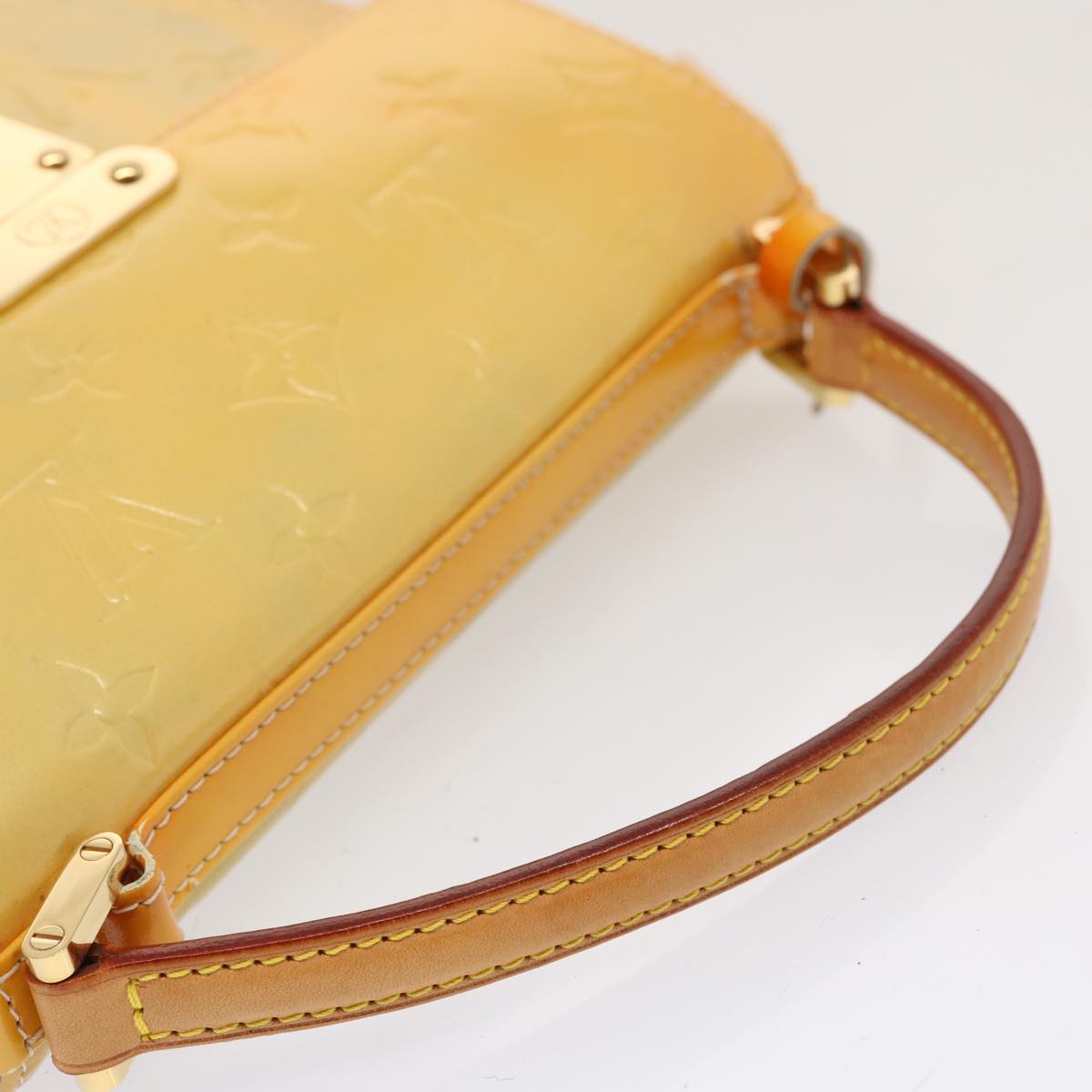 LOUIS VUITTON Monogram Vernis Spring street Hand Bag Gris M91029 LV 71070