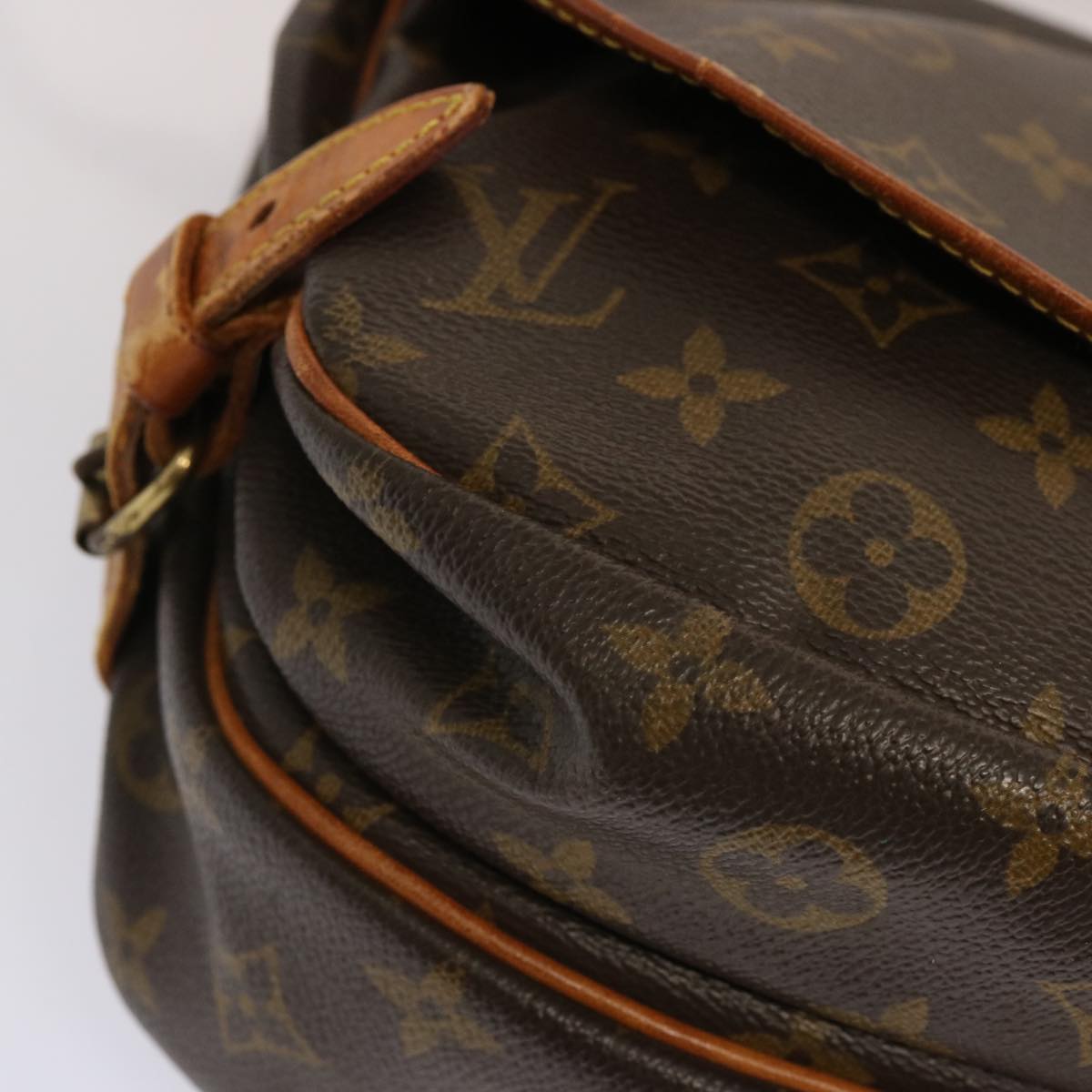 LOUIS VUITTON Monogram Saumur 30 Shoulder Bag M42256 LV 71080