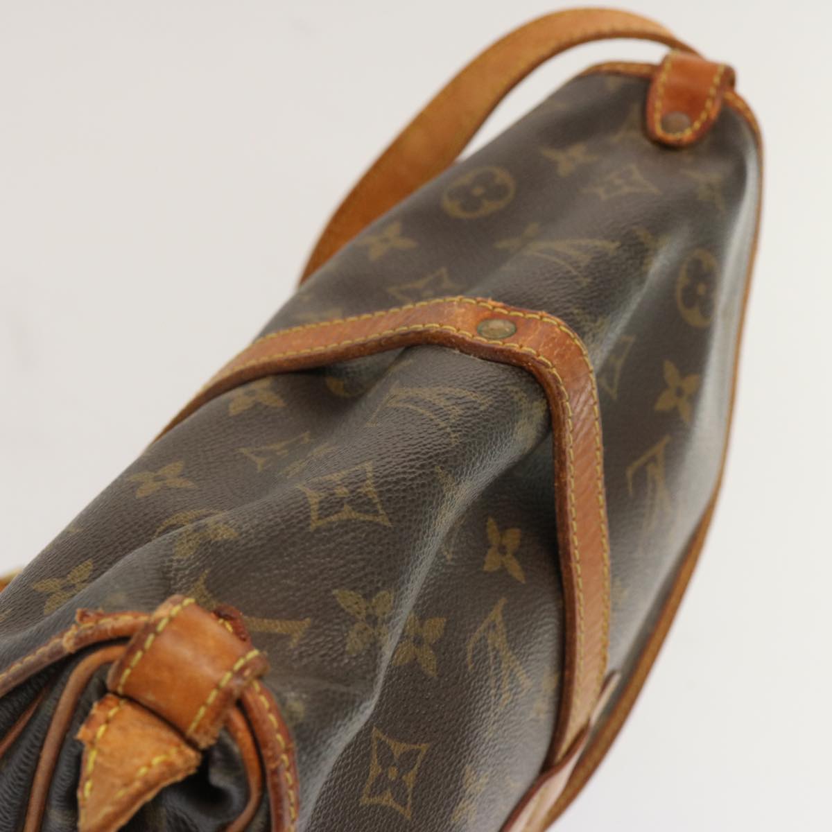 LOUIS VUITTON Monogram Saumur 30 Shoulder Bag M42256 LV 71080