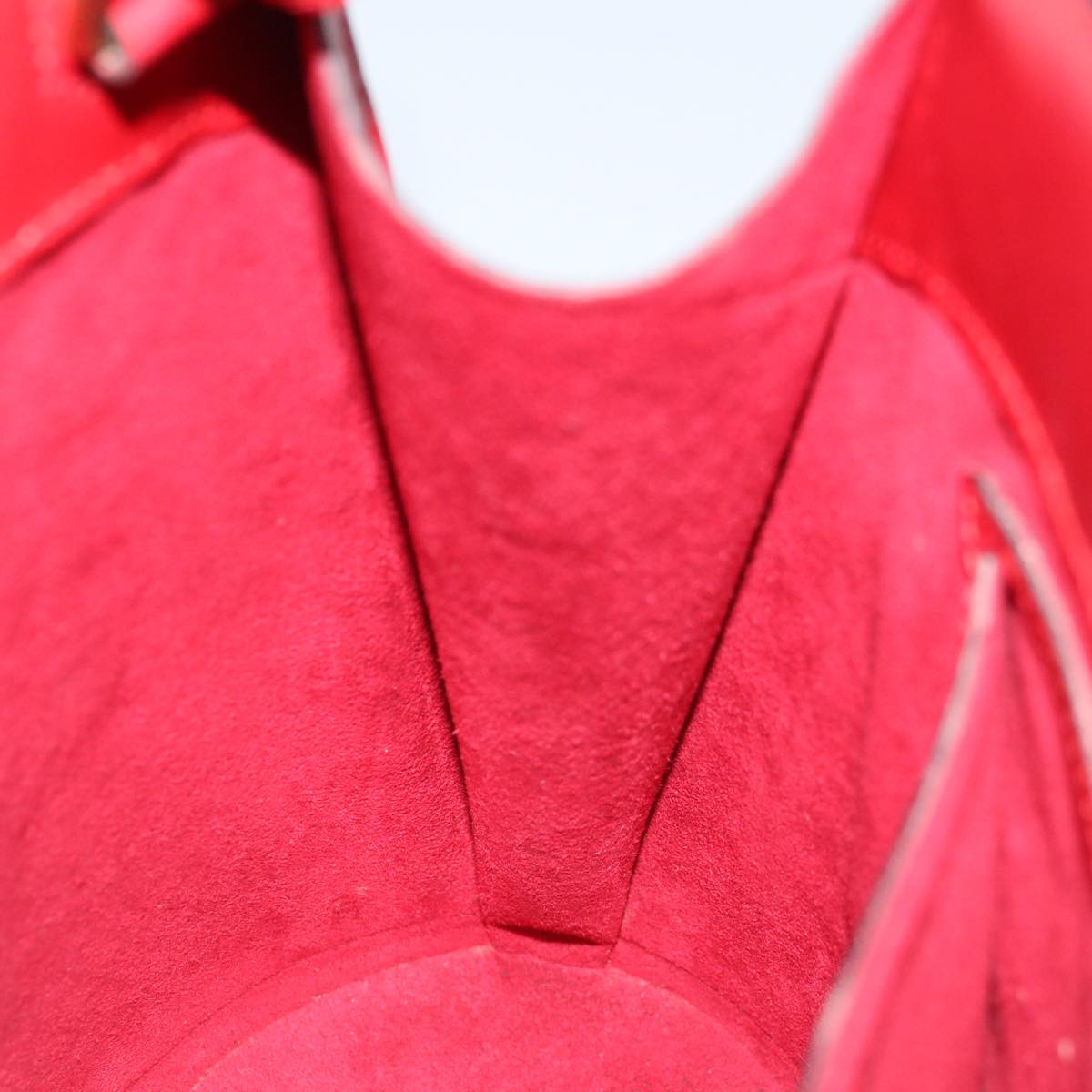 LOUIS VUITTON Epi Cluny Shoulder Bag Red M52257 LV 71082