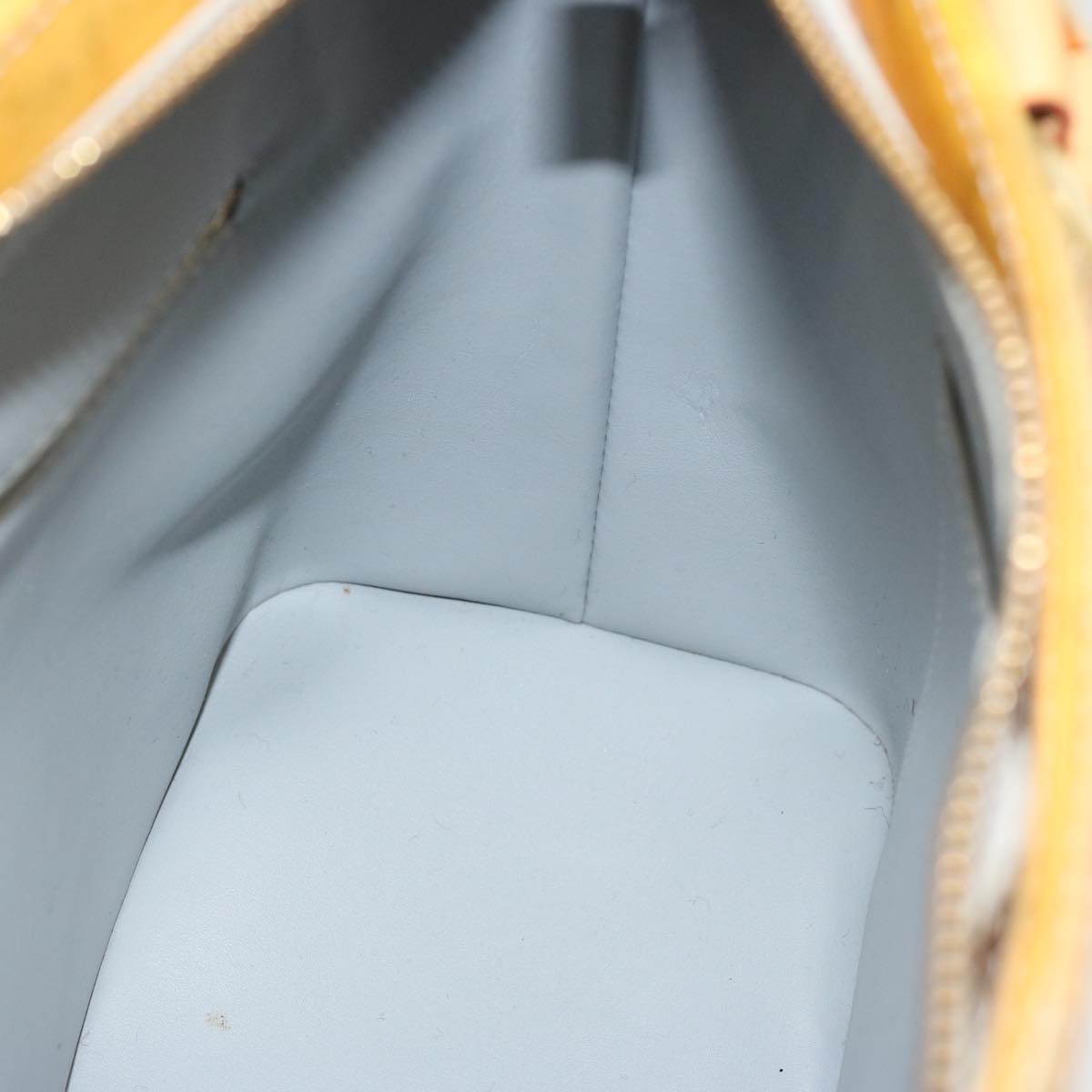 LOUIS VUITTON Monogram Vernis Houston Hand Bag Gris M91053 LV 71085