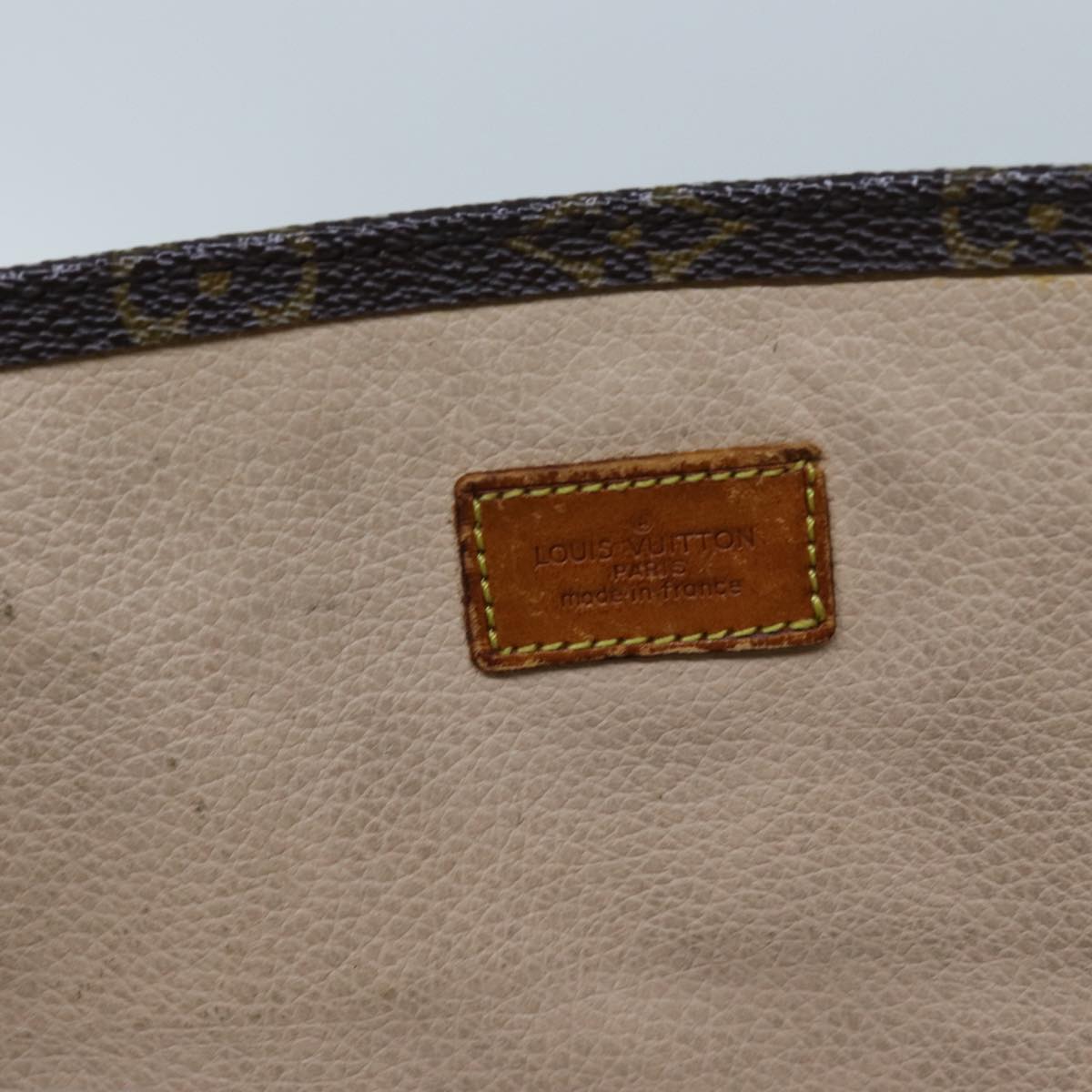 LOUIS VUITTON Monogram Sac Plat Hand Bag M51140 LV 71089
