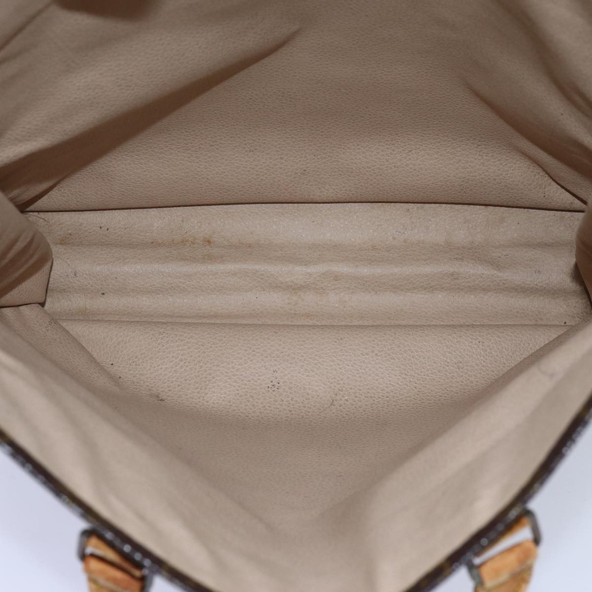 LOUIS VUITTON Monogram Sac Plat Hand Bag M51140 LV 71089