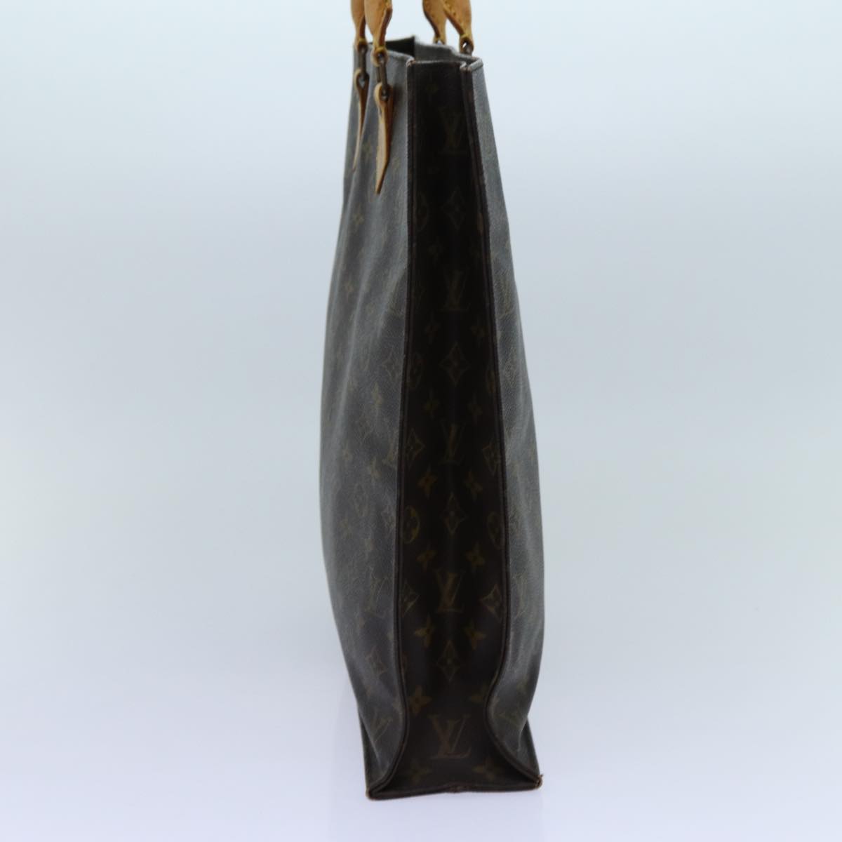 LOUIS VUITTON Monogram Sac Plat Hand Bag M51140 LV 71089