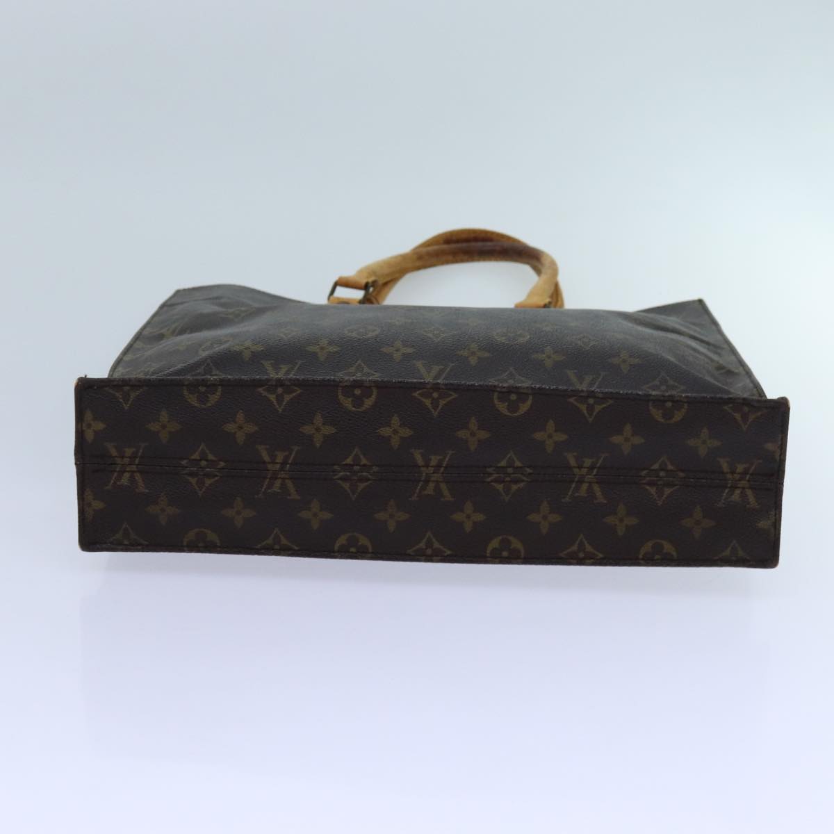 LOUIS VUITTON Monogram Sac Plat Hand Bag M51140 LV 71089
