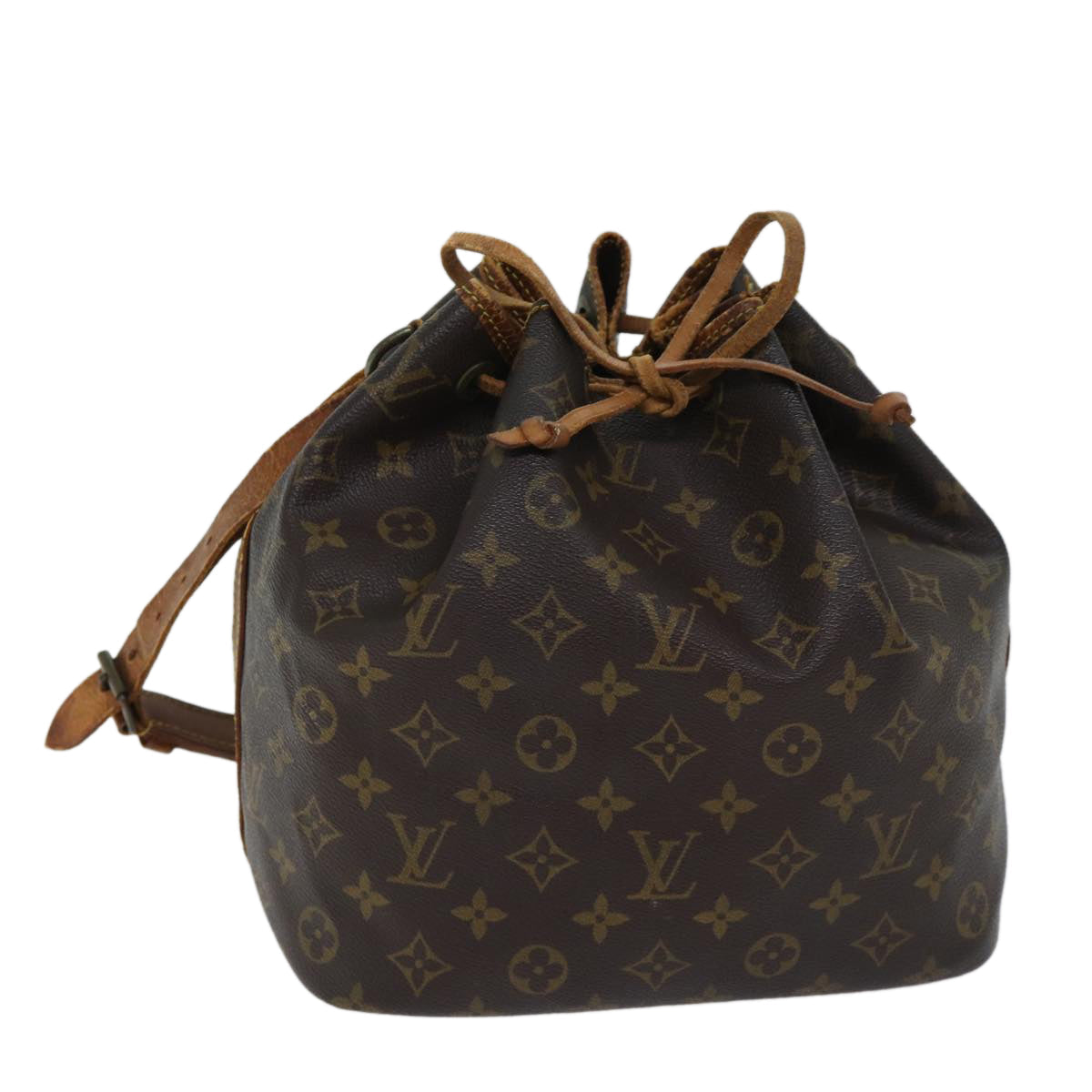LOUIS VUITTON Monogram Petit Noe Shoulder Bag M42226 LV 71092