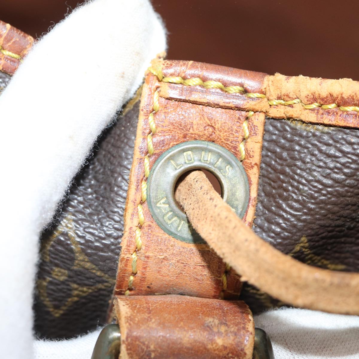 LOUIS VUITTON Monogram Petit Noe Shoulder Bag M42226 LV 71092