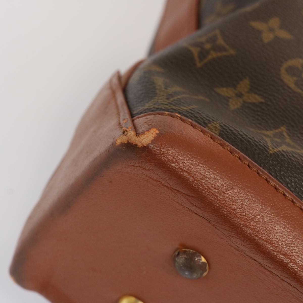 LOUIS VUITTON Monogram Sac Weekend PM Tote Bag M42425 LV 71099