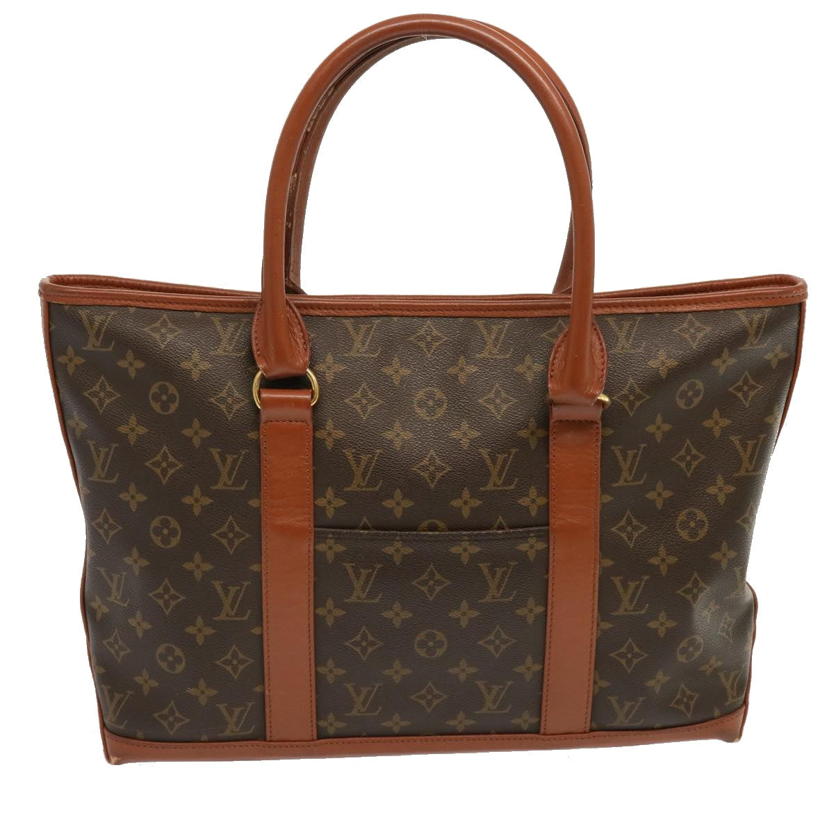 LOUIS VUITTON Monogram Sac Weekend PM Tote Bag M42425 LV 71099