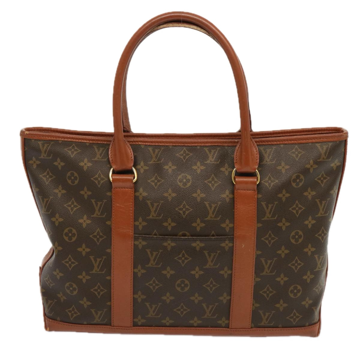 LOUIS VUITTON Monogram Sac Weekend PM Tote Bag M42425 LV 71099