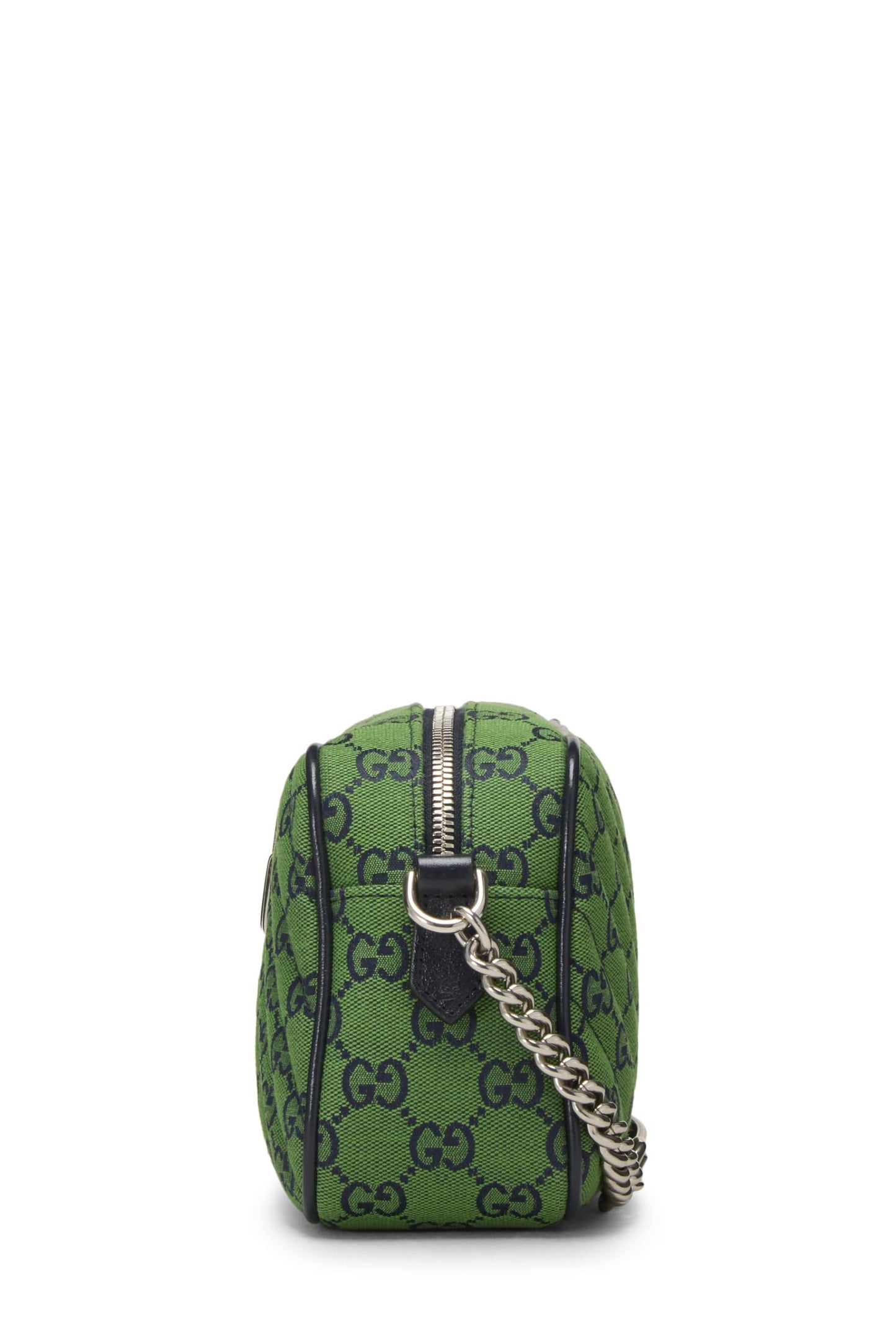 Gucci,  Green Original GG Canvas MatelassÃƒÆ’Ã‚Â© Marmont Crossbody Small, Green