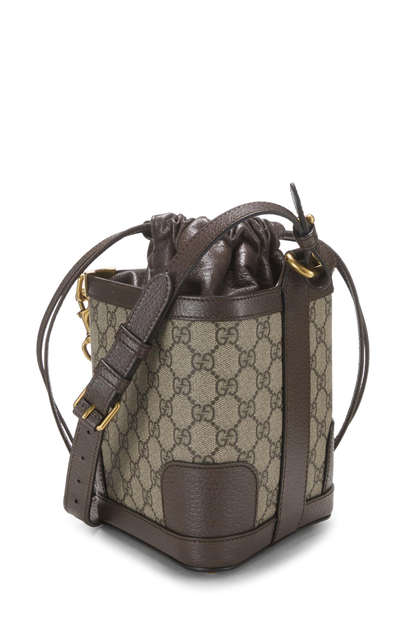 Gucci,  Original GG Supreme Canvas Ophidia Bucket Bag Small, Brown