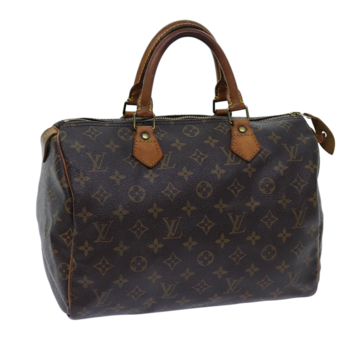 LOUIS VUITTON Monogram Speedy 30 Hand Bag M41526 LV 71100