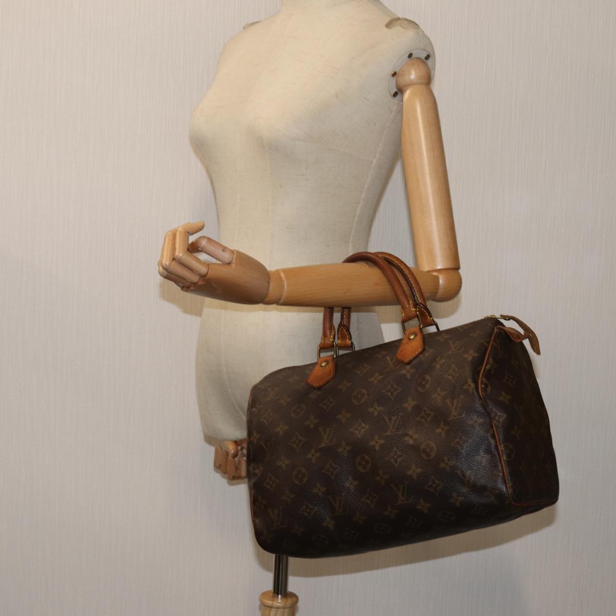 LOUIS VUITTON Monogram Speedy 30 Hand Bag M41526 LV 71100