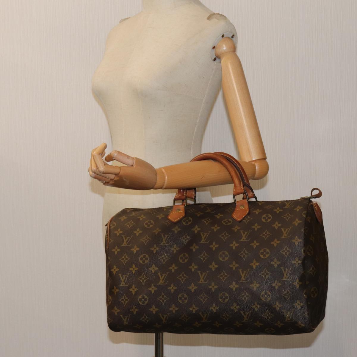 LOUIS VUITTON Monogram Speedy 40 Hand Bag M41522 LV 71106