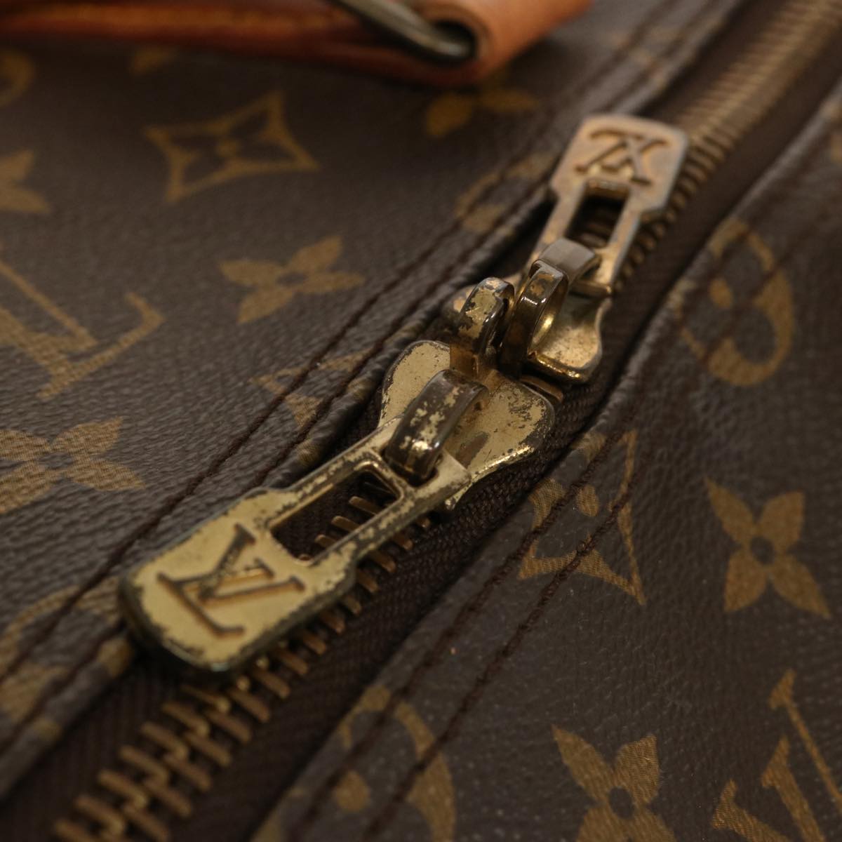 LOUIS VUITTON Monogram Keepall 55 Boston Bag M41424 LV 71115