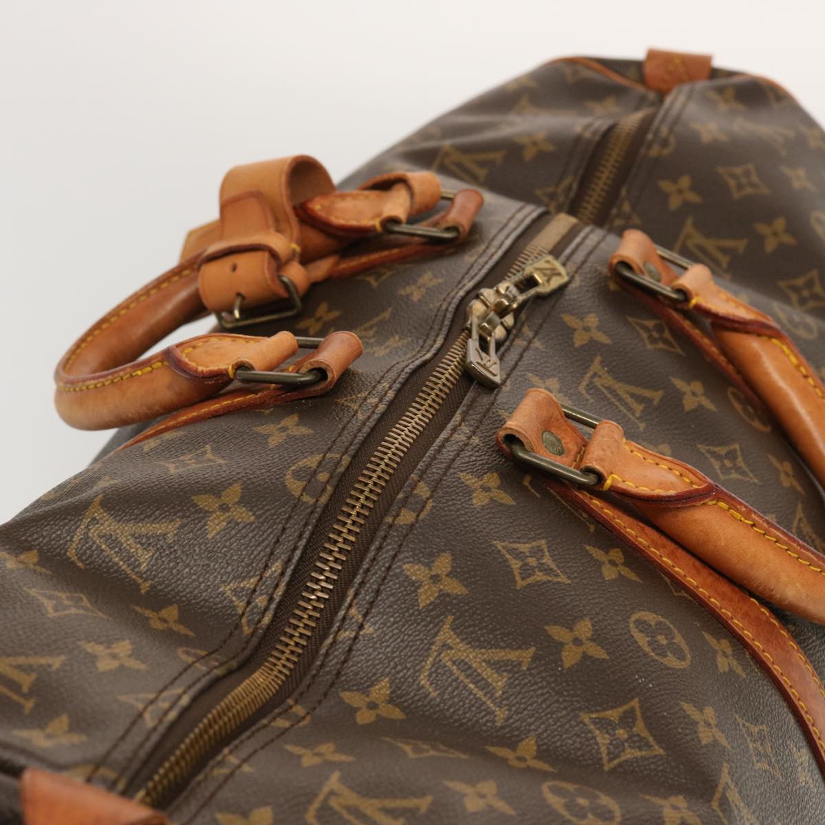 LOUIS VUITTON Monogram Keepall 55 Boston Bag M41424 LV 71115