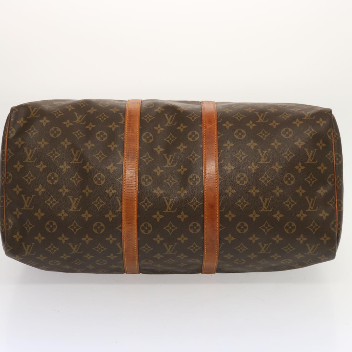 LOUIS VUITTON Monogram Keepall 55 Boston Bag M41424 LV 71115