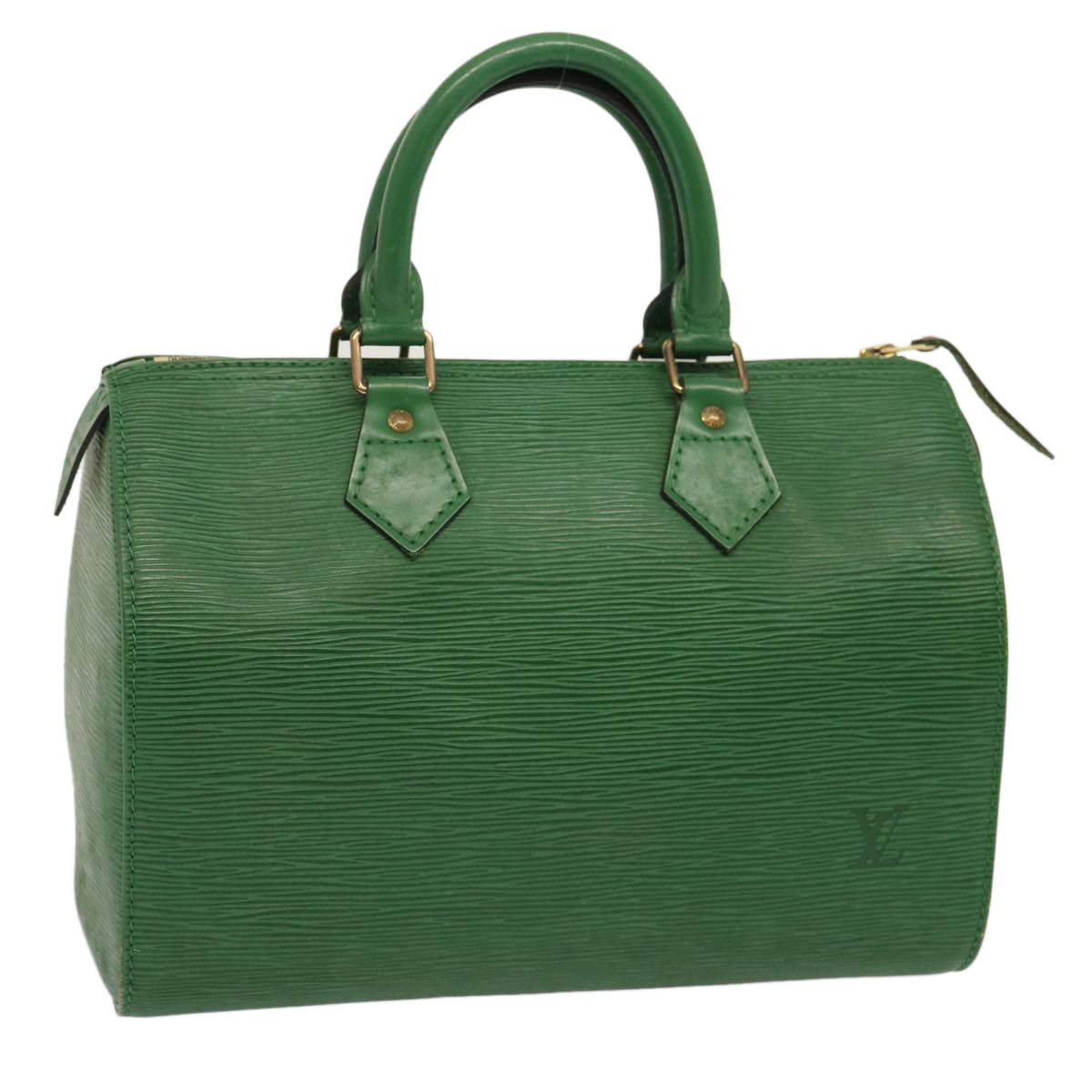 LOUIS VUITTON Epi Speedy 25 Hand Bag Borneo Green M43014 LV 71124